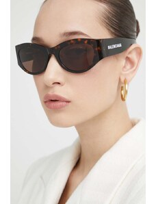Balenciaga occhiali da sole donna colore marrone BB0330SK