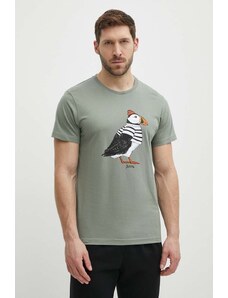 Picture t-shirt in cotone Pockhan uomo colore verde MTS1017