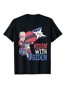 Joe Biden Apparel & Biden for President Gifts Joe Biden T Shirt Bambini Donne Uomini Ridin Con Camicia Biden 2020 Maglietta