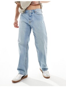 Hollister - Jeans larghi blu lavaggio chiaro