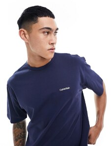 Calvin Klein - Modern Cotton - T-shirt blu da casa