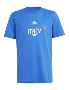 T-shirt blu da bambino adidas UEFA Euro 2024 Italy