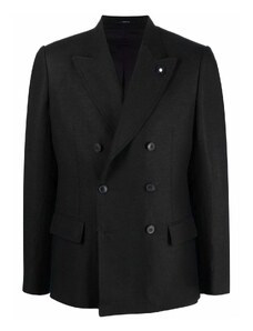 Lardini Double-Breasted Wool Jacket