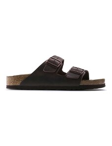 Birkenstock infradito in pelle Arizona donna colore marrone 452763