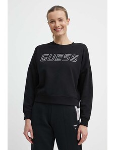 Guess felpa SKYLAR donna colore nero con applicazione V4GQ07 K8802