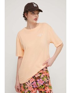 Roxy t-shirt in cotone Essential Energy donna colore arancione ERJKT04130