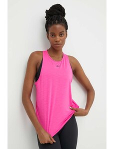 Reebok top da allenamento Lux Chill Athletic colore rosa 100076124