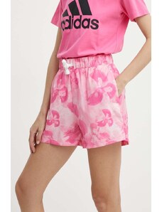 adidas pantaloncini donna colore rosa IS4253