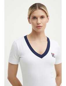 Fila t-shirt Ludhiana donna colore bianco FAW0749