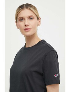 Champion t-shirt in cotone donna colore nero 117207