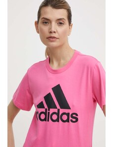 adidas t-shirt in cotone donna colore rosa IR5413