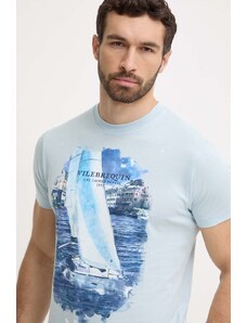 Vilebrequin t-shirt in cotone PORTISOL uomo colore blu PTSAP382
