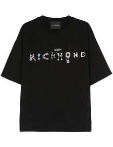 John Richmond T-shirt nera logo