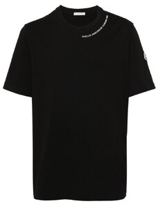 Moncler T-shirt nera con logo