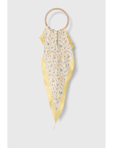 Lauren Ralph Lauren foulard in seta colore giallo 454943706