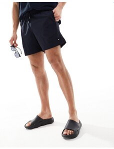 Tommy Hilfiger - Essential - Pantaloncini da bagno taglio medio blu navy con coulisse