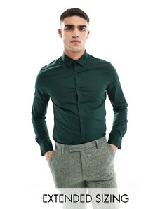 ASOS DESIGN - Camicia skinny verde