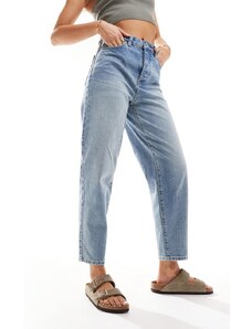 Armani Exchange - Jeans affusolati carrot fit blu indaco icon con 5 tasche