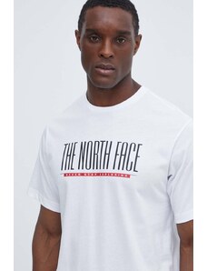 The North Face t-shirt in cotone uomo colore bianco NF0A87E7FN41