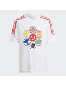 ADIDAS x AVENGERS - T-shirt con stampa Avengers - Colore: Bianco,Taglia: 2-3A