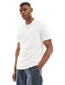 Only & Sons - T-shirt bianca con logo tono su tono vestibilità classica-Bianco