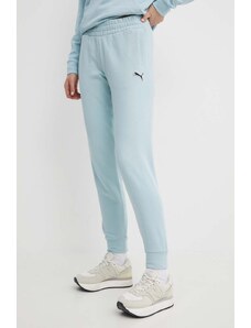 Puma pantaloni da jogging in cotone BETTER ESSENTIALS colore blu 848007