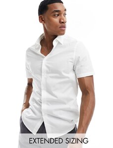 ASOS DESIGN - Camicia bianca vestibilità classica-Bianco
