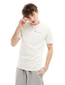 adidas - Terrex - T-shirt a maniche corte bianca con grafica-Bianco