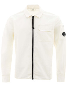 Camicia Overshirt in Bianco C.P. Company L Bianco 2000000017457 7620943457858