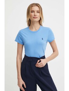 Polo Ralph Lauren t-shirt in cotone donna colore turchese