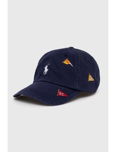 Polo Ralph Lauren berretto da baseball in cotone colore blu navy 710926397