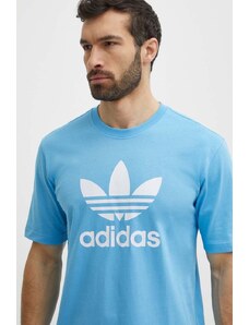adidas Originals t-shirt in cotone uomo colore blu IR7980