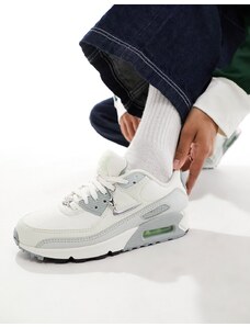 Nike - Air Max 90 NN - Sneakers argento e bianco sporco