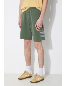 adidas Originals pantaloncini in cotone colore verde IR8004