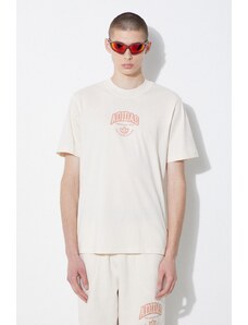 adidas Originals t-shirt in cotone uomo colore beige IS0186