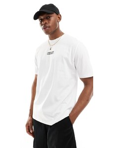 Marshall Artist - T-shirt bianca a maniche corte con brand-Bianco