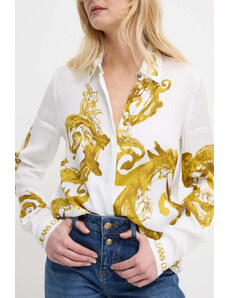 Versace jeans couture camicia donna bianca/oro l2p1 40
