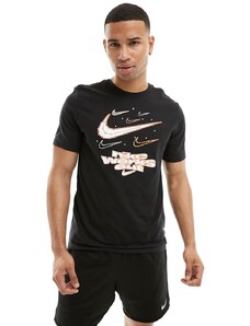 Nike Training - Dri-FIT IYKYK - T-shirt nera con grafica-Nero