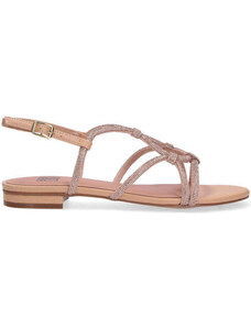Bibi Lou Sandali sandali in pelle e strass rosa nude