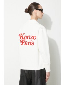Kenzo felpa by Verdy Sweat Cardigan donna colore bianco con applicazione FE52SW1284ME.02