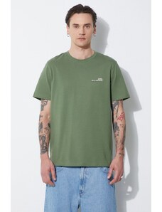 A.P.C. t-shirt in cotone item uomo colore verde COFBT-H26904