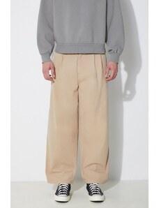 Carhartt WIP pantaloni in cotone Colston Pant colore beige I031514.G1GD