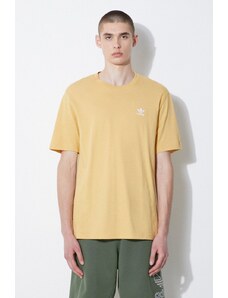 adidas Originals t-shirt in cotone uomo colore giallo IR9695
