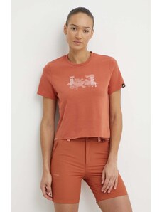 Mammut t-shirt Massone donna colore rosso
