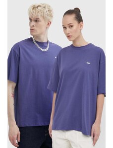 Kaotiko t-shirt in cotone colore violetto