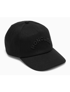 Moncler Cappello da baseball nero con logo