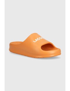 Lacoste ciabatte slide Serve Slide 2.0 uomo colore arancione 47CMA0015
