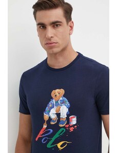 Polo Ralph Lauren t-shirt in cotone colore blu navy