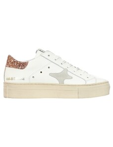 AMA BRAND - Sneakers High - Colore: Bianco,Taglia: 38