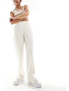 JJXX - Mary - Pantaloni sartoriali a vita alta bianchi-Bianco